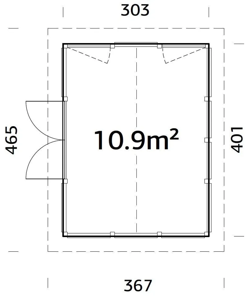PAVILJON PALMAKO ISABELLA 10,9M²