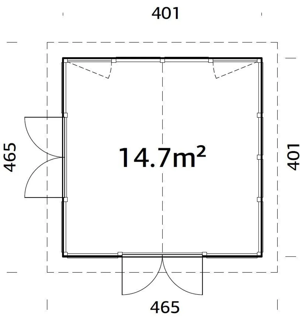PAVILJON PALMAKO ISABELLA 14,7M²