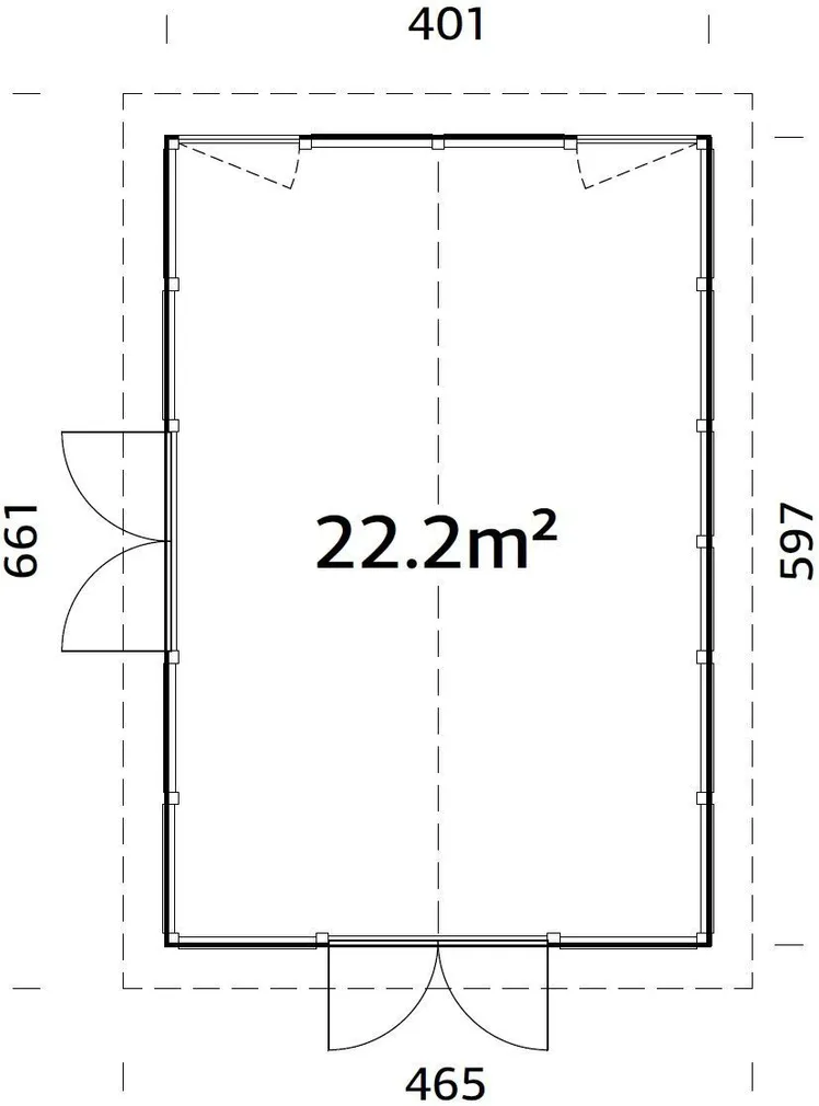 PAVILJON PALMAKO ISABELLA 22,2M²