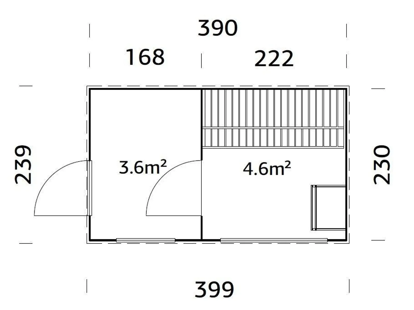 SAUNAMAJA PALMAKO GRACE SAUNA 8,2M²