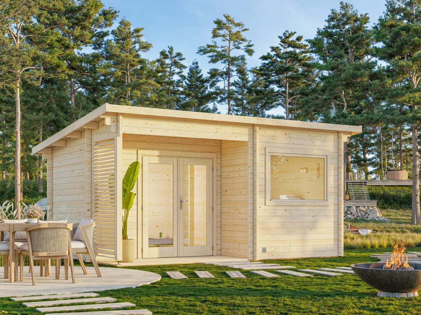 SAUNAMAJA PALMAKO SANNA 11,5M²