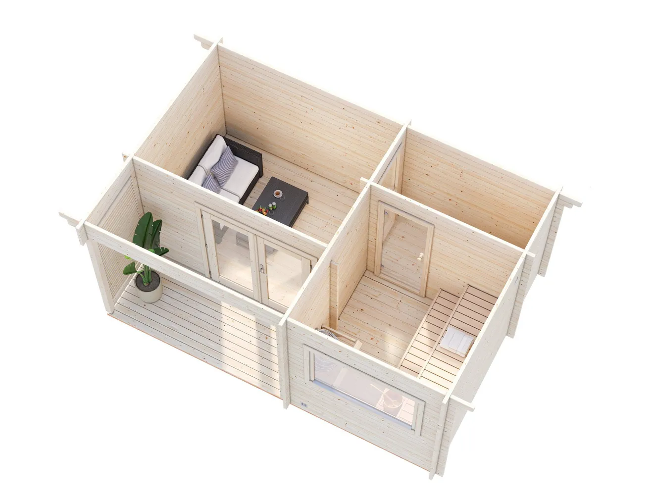 SAUNAMAJA PALMAKO SANNA 11,5M²
