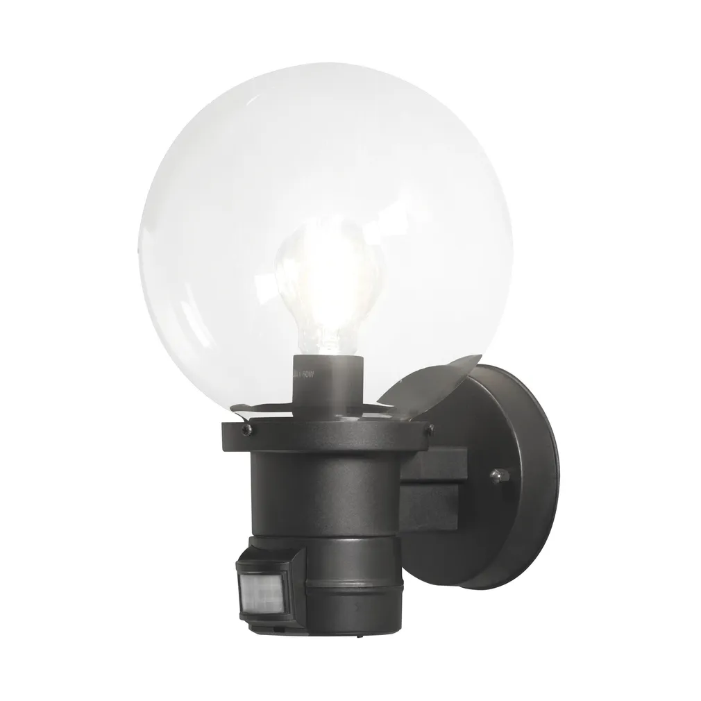 VÄLISVALGUSTI KONSTSMIDE NEMI UP SEINALE 60W IP44 E27 MUST