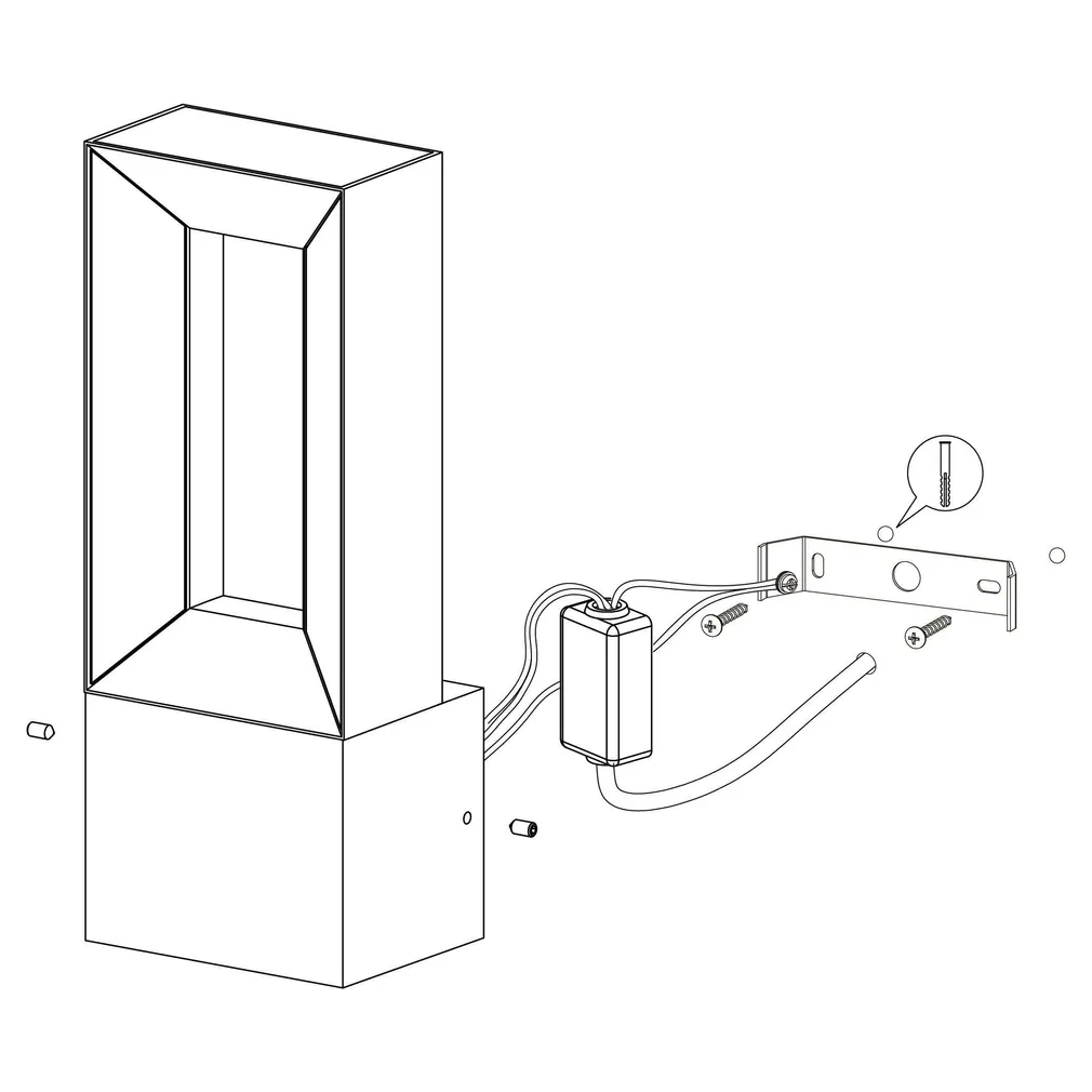 VÄLISVALGUSTI EGLO RIFORANO SEINALE IP44 220V MUST/VALGE