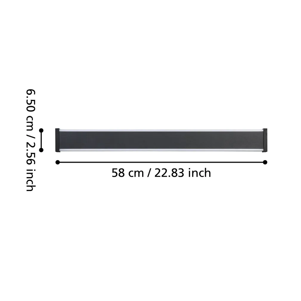 VÄLISVALGUSTI EGLO NEVIANO SEINALE/2 L-580 MUST