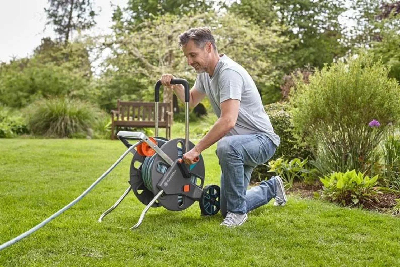 VOOLIKUKÄRU GARDENA AQUAROLL L EASY KOMPLEKT