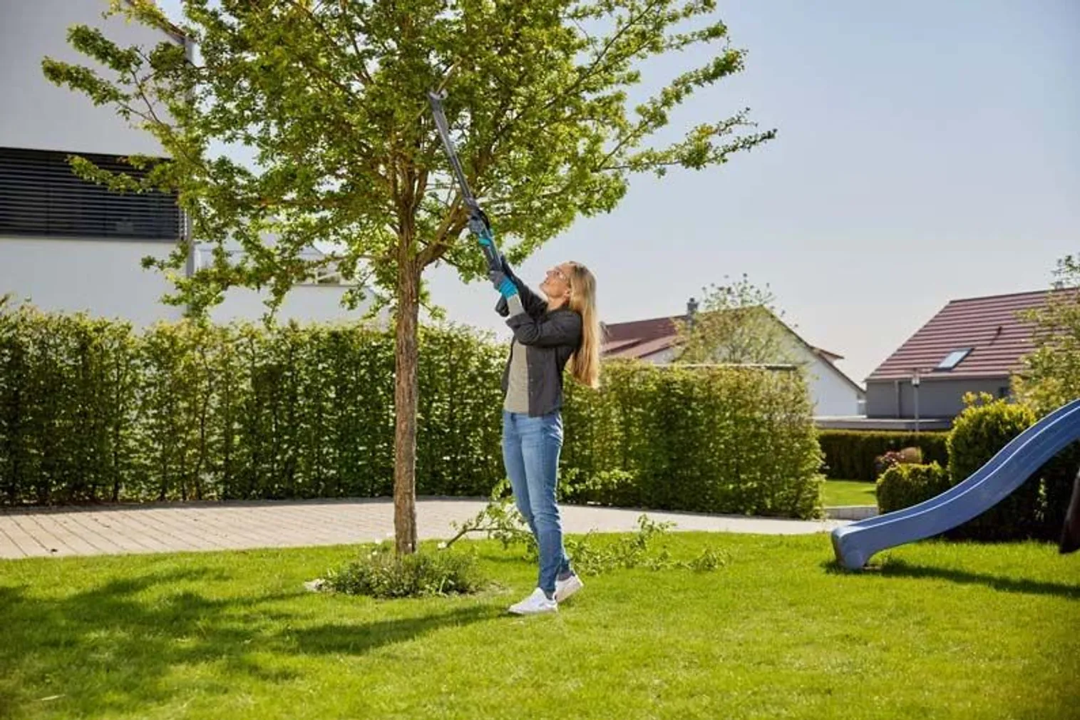 OKSALÕIKUR GARDENA EASYCUT 110/18V P4A, ILMA AKU JA LAADIJATA