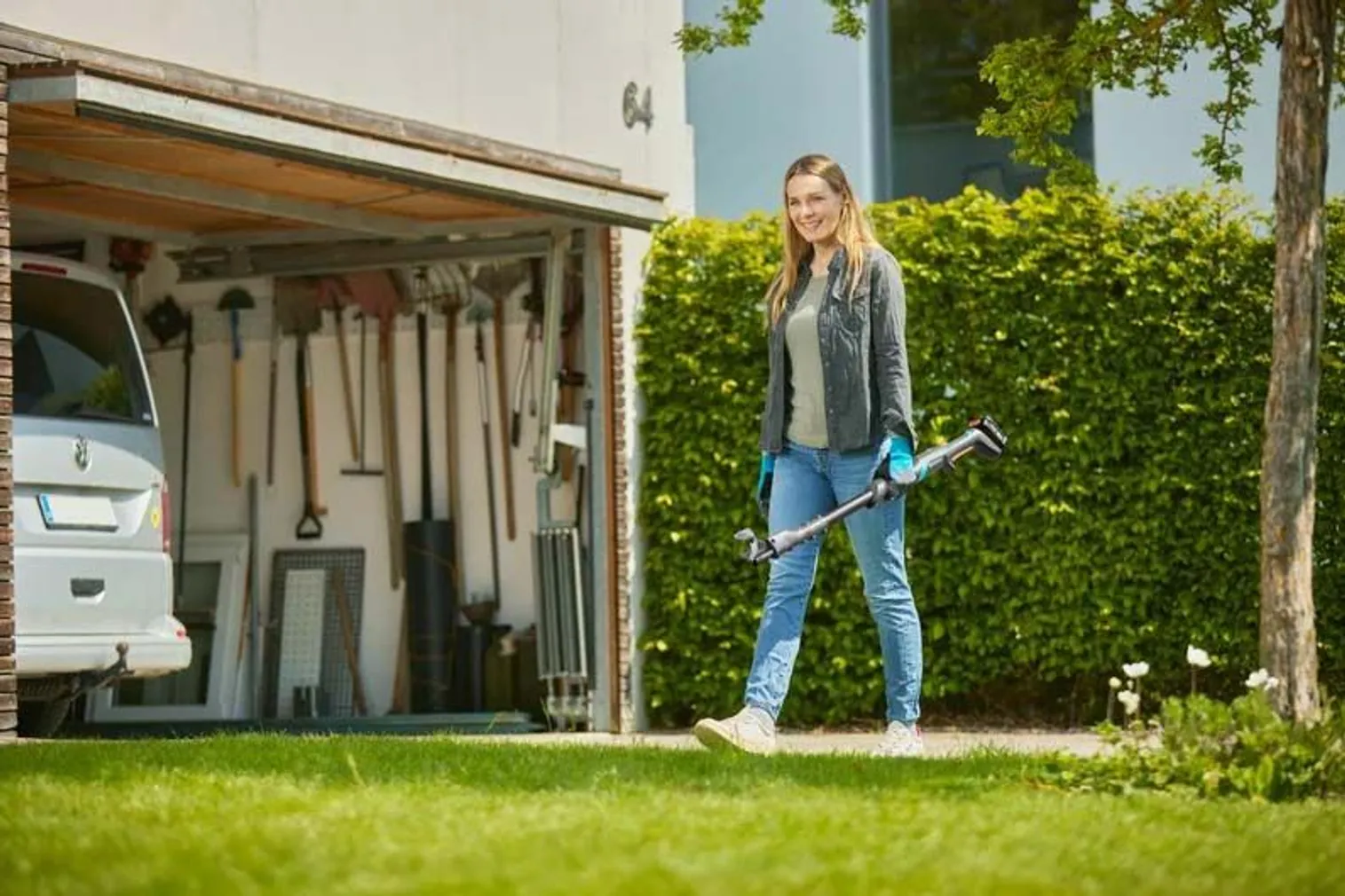OKSALÕIKUR GARDENA EASYCUT 110/18V P4A, ILMA AKU JA LAADIJATA