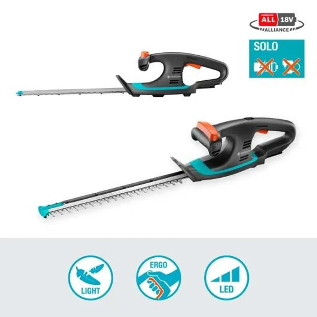 HEKILÕIKUR GARDENA EASYCUT 40/18V P4A, ILMA AKU JA LAADIJATA