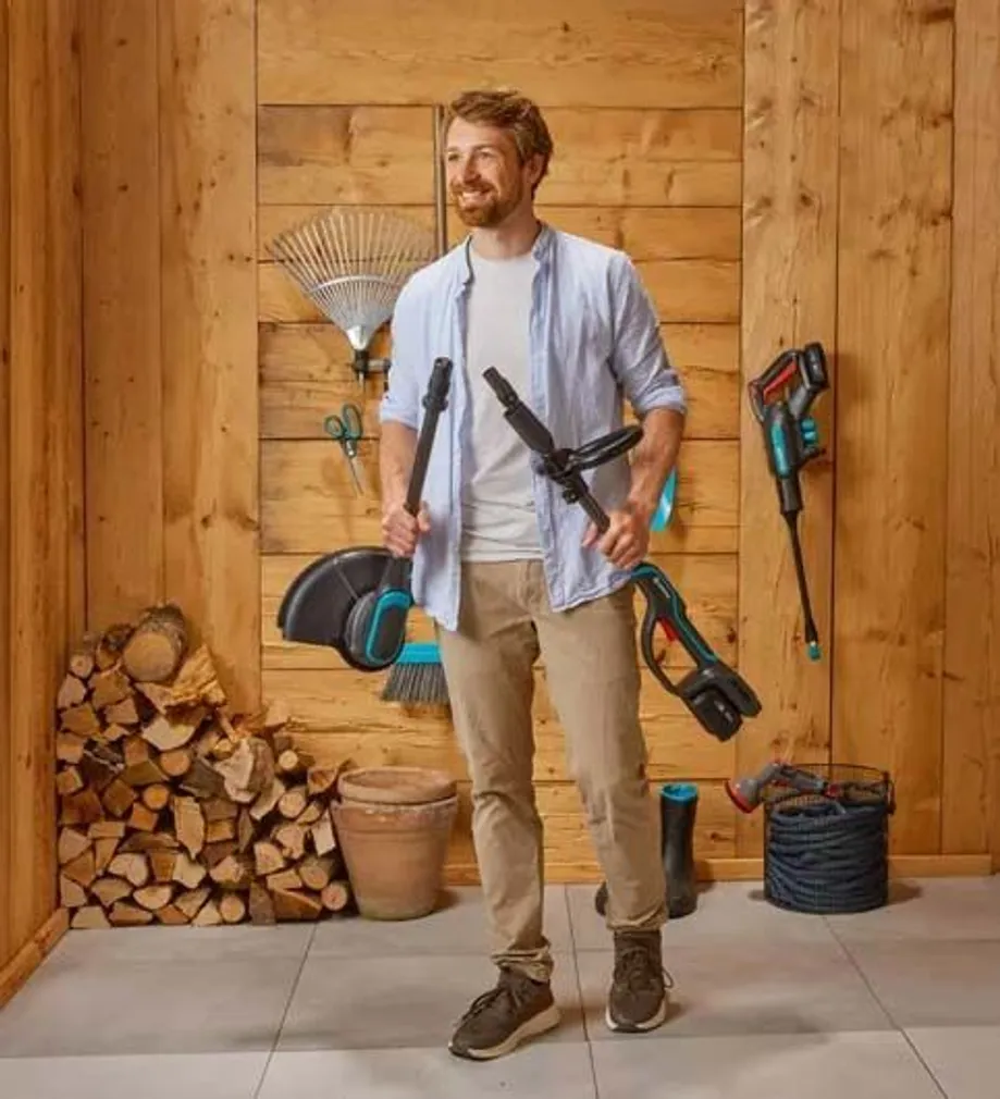 MURUTRIMMER GARDENA POWERTRIM 30/18V P4A, ILMA AKU JA LAADIJATA