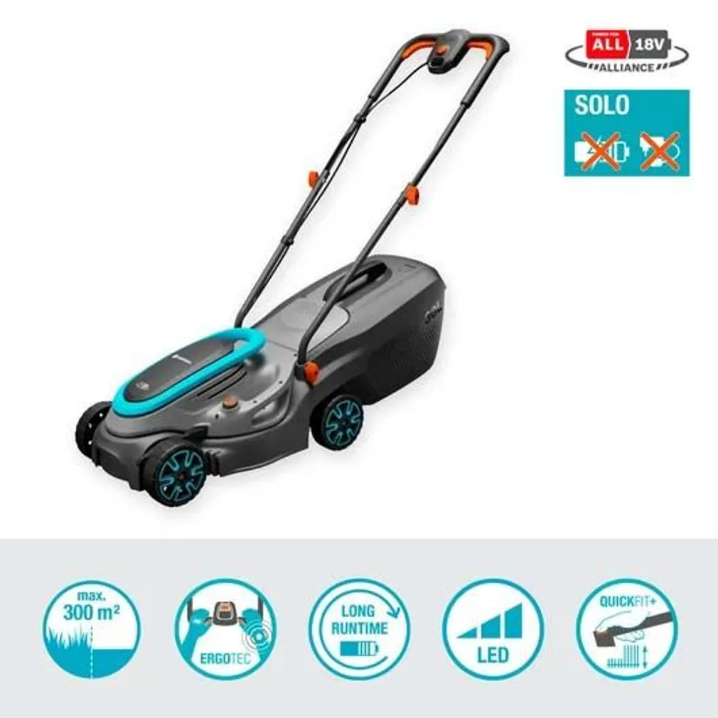 MURUNIIDUK GARDENA POWERMAX 32/18V P4A, ILMA AKU JA LAADIJATA