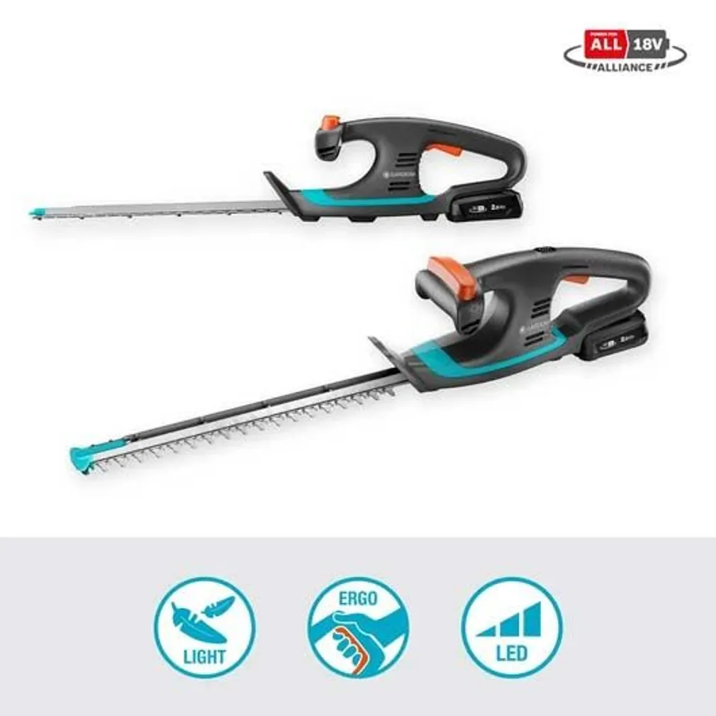 HEKILÕIKUR GARDENA EASYCUT 40/18V P4A, AKU JA LAADIJAGA