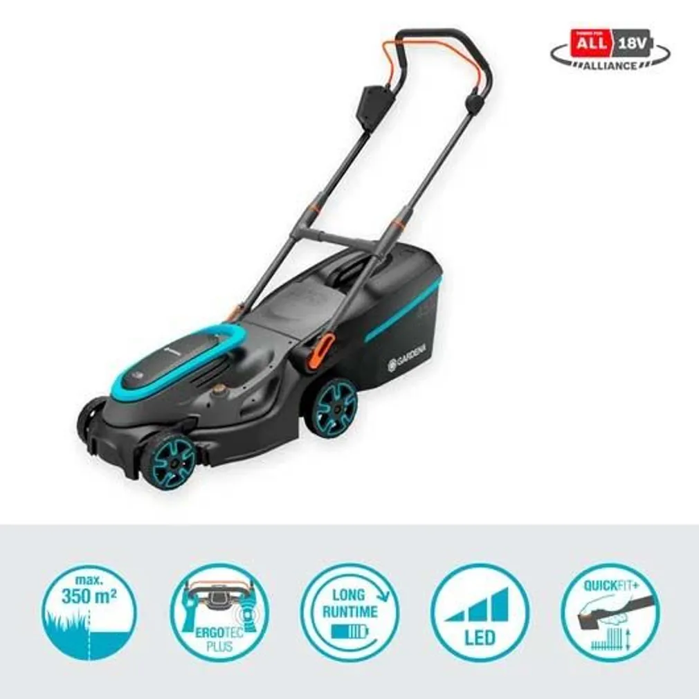 MURUNIIDUK GARDENA POWERMAX 37/36V P4A, AKU JA LAADIJAGA