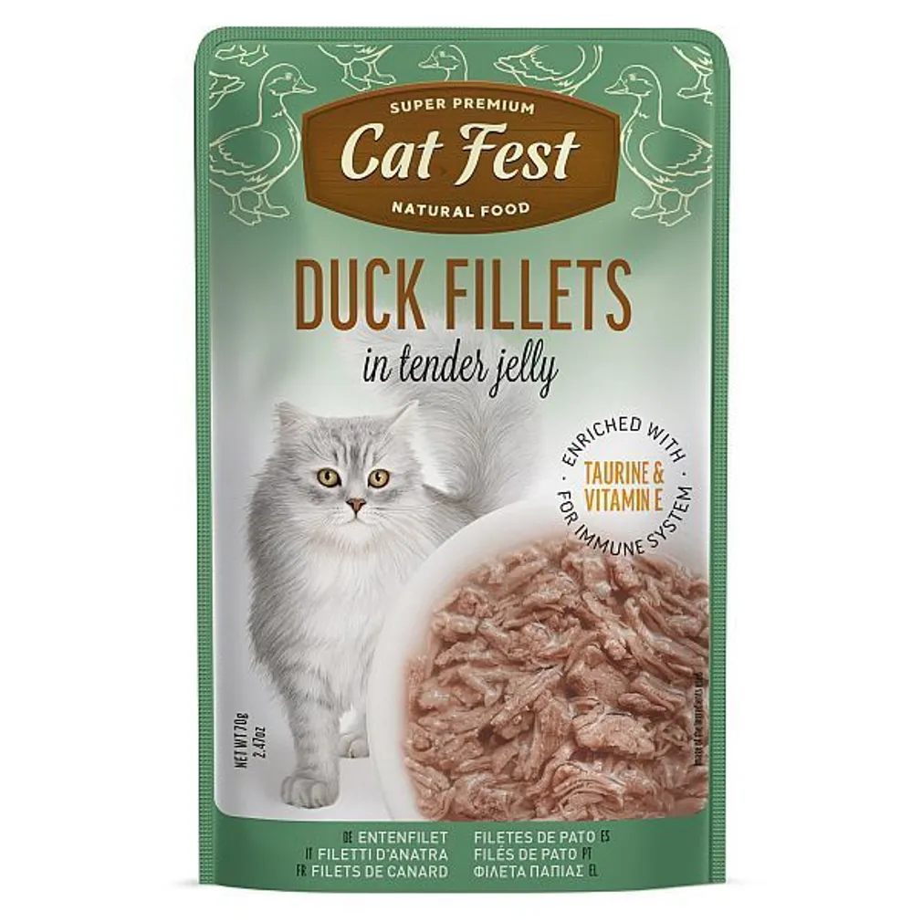 MÄRGTOIT KASSIDELE CATFEST PART ŽELEES 12X70G