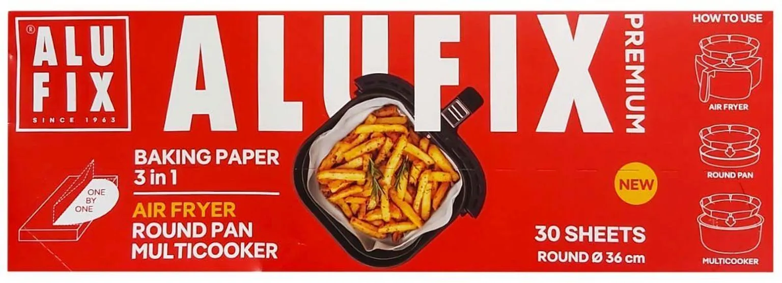 KUUMAÕHUFRITÜÜRI KÜPSETUSPABER ALUFIX 3IN1 26CM 30TK