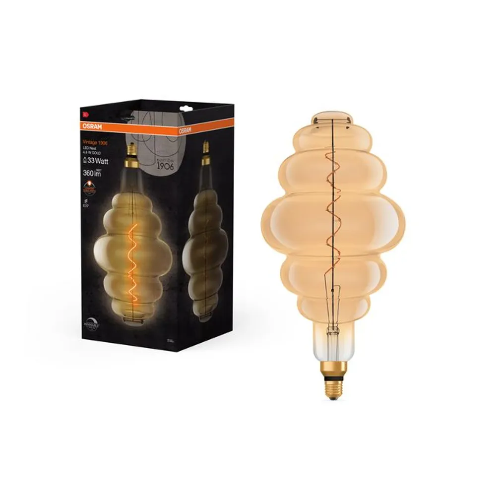 LED LAMP OSRAM NEST 33 4,8W E27 360LM 2200K KULDNE
