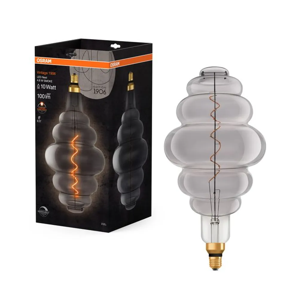 LED LAMP OSRAM NEST 10 4,8W E27 100LM 1800K SUITSUHALL