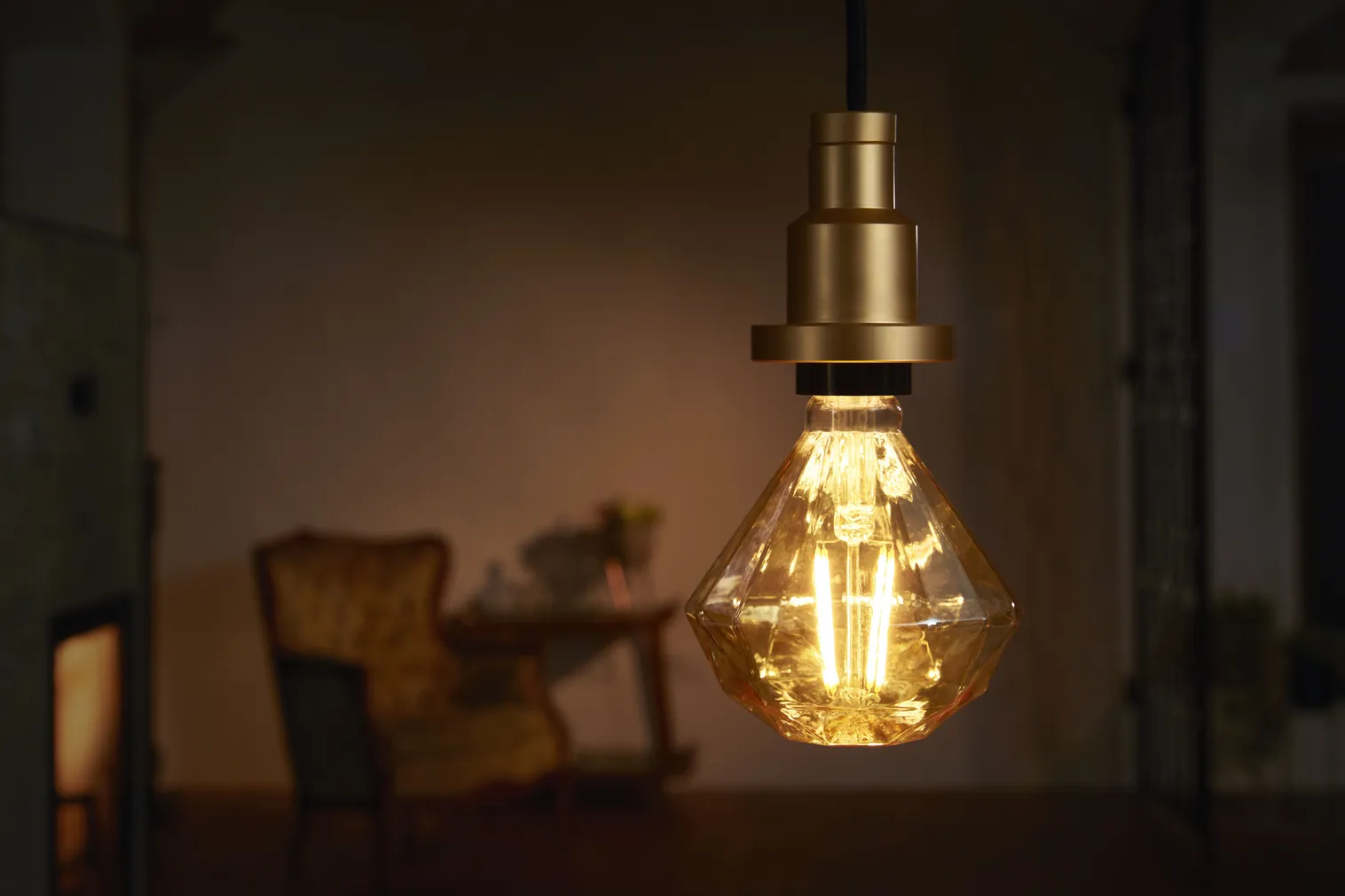 LED LAMP OSRAM EDISON 40 4W E27 470LM 2400K KULDNE