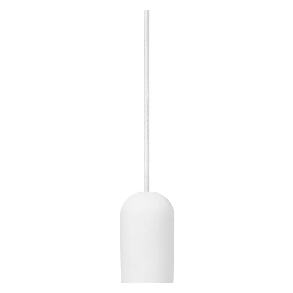 RIPPVALGUSTI LEDVANCE PENDULUM ROUND PLASTER E27 VALGE