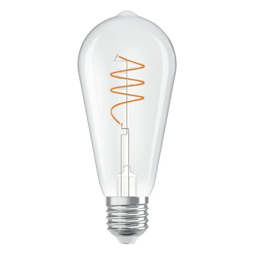 LED LAMP OSRAM EDISON 3,4W E27 470LM 2700K LÄBIPAISTEV
