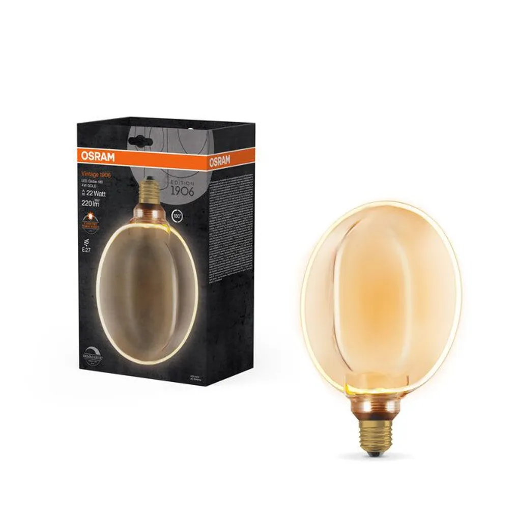 LED LAMP OSRAM GLOBE 183 4W E27 220LM 1800K KULDNE