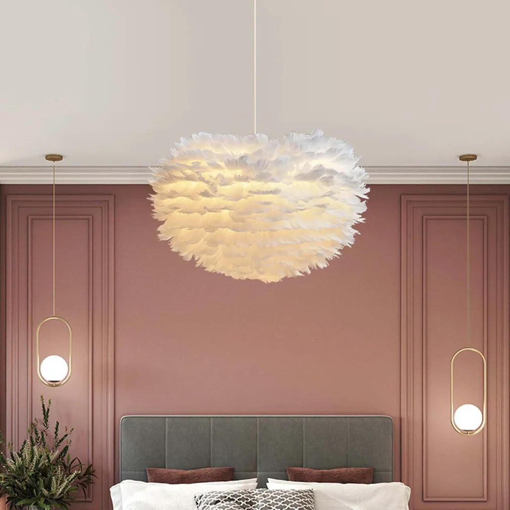 LAELAMP FEATHER D40CM VALGE