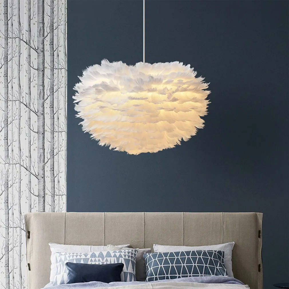 LAELAMP FEATHER D40CM VALGE