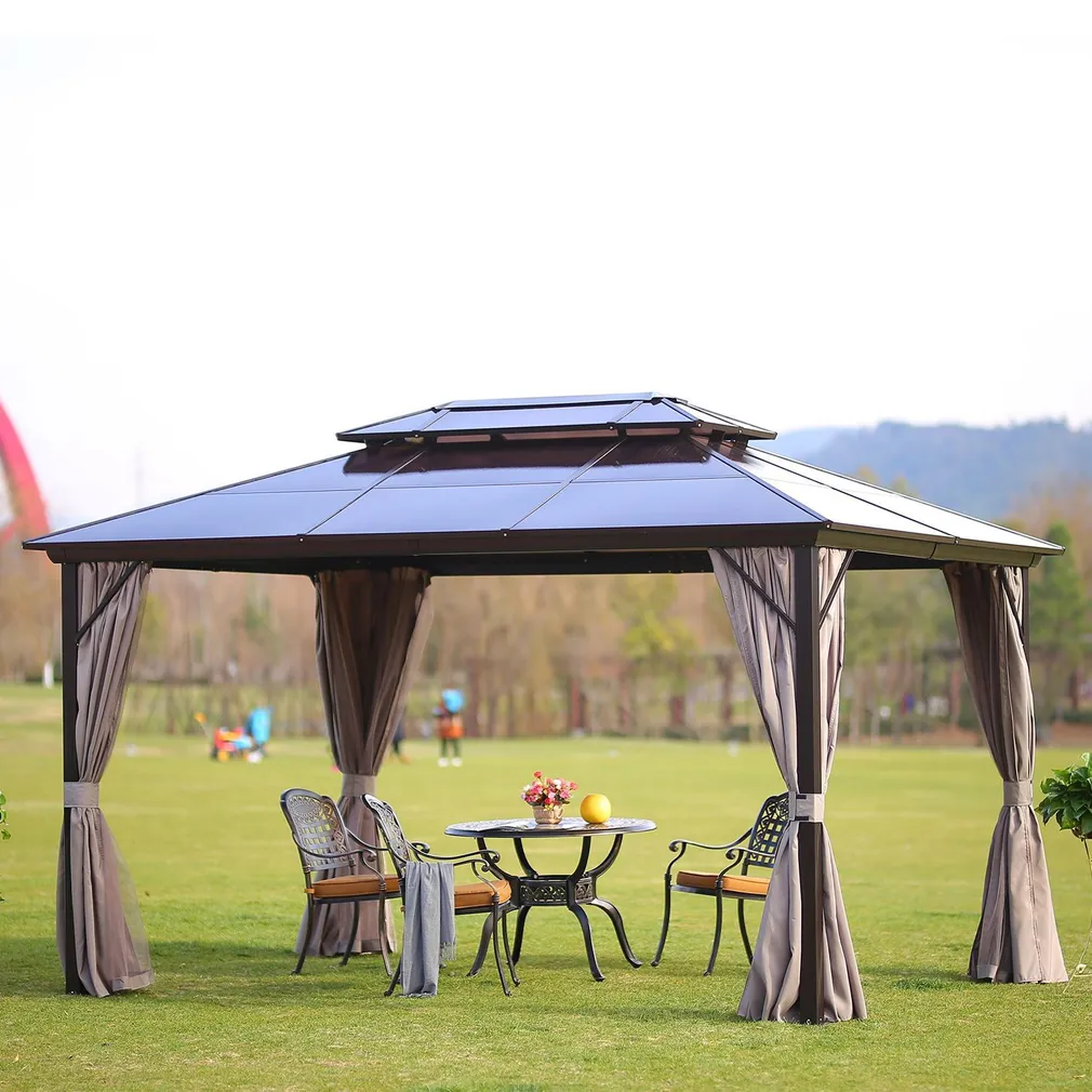 VARIKATUS SUNSET 3X4XH2/2,7M, PRUUN/TAUPE