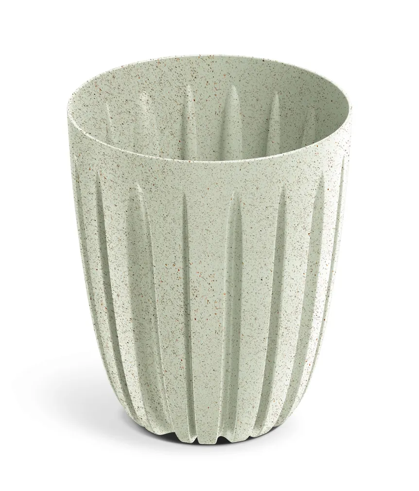 LILLEPOTT PROSPERPLAST WARIO ECO WOOD Ø13,7CM VALGE