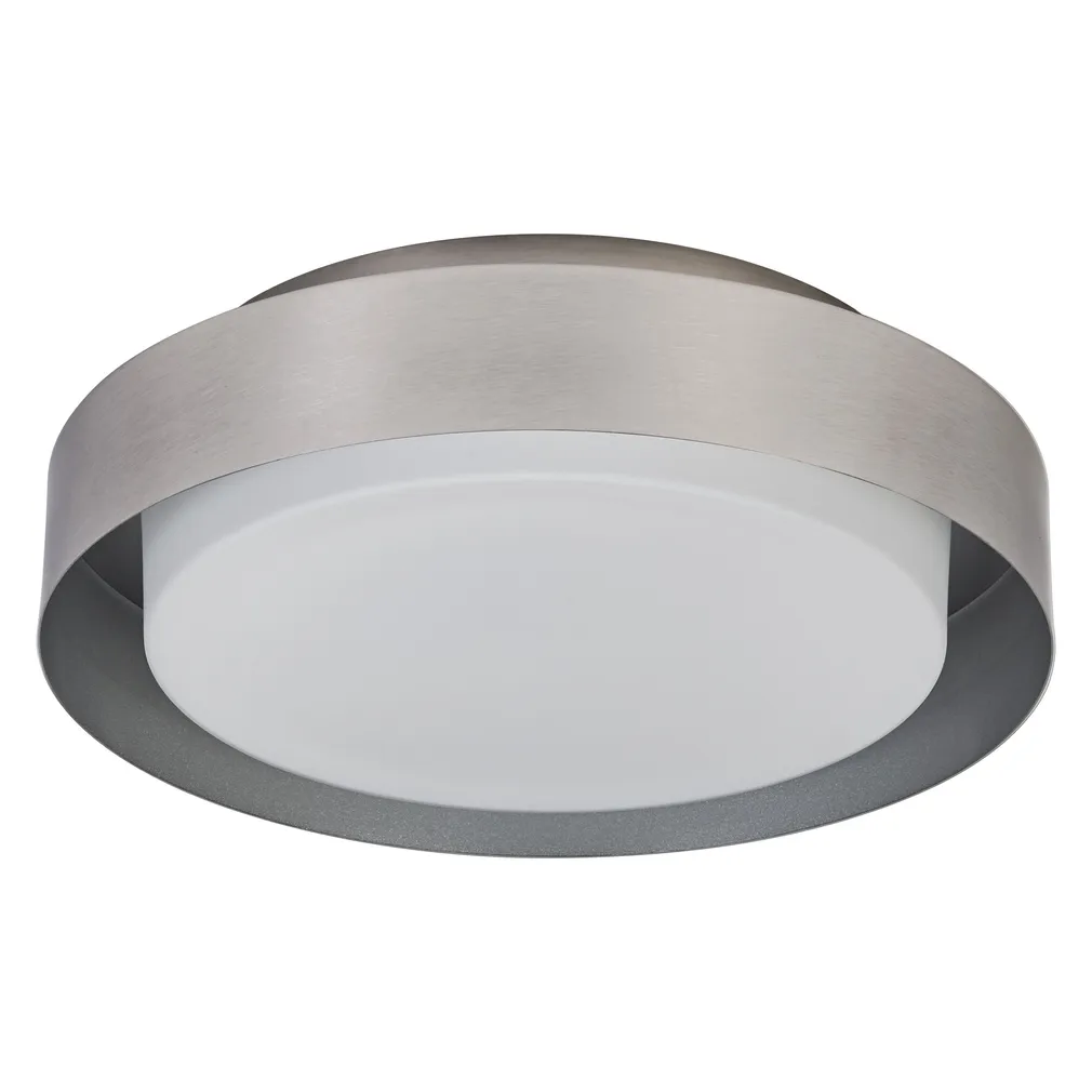 PLAFOON LEDVANCE ORBIS MADRID 290MM 2XE27 NIKKEL