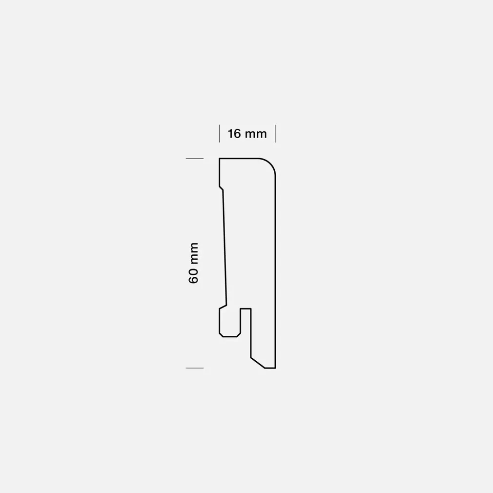 SOKLILIIST PEDROSS SPOON 6008 TAMM TÖÖTLEMATA 16X60MM 2,4M