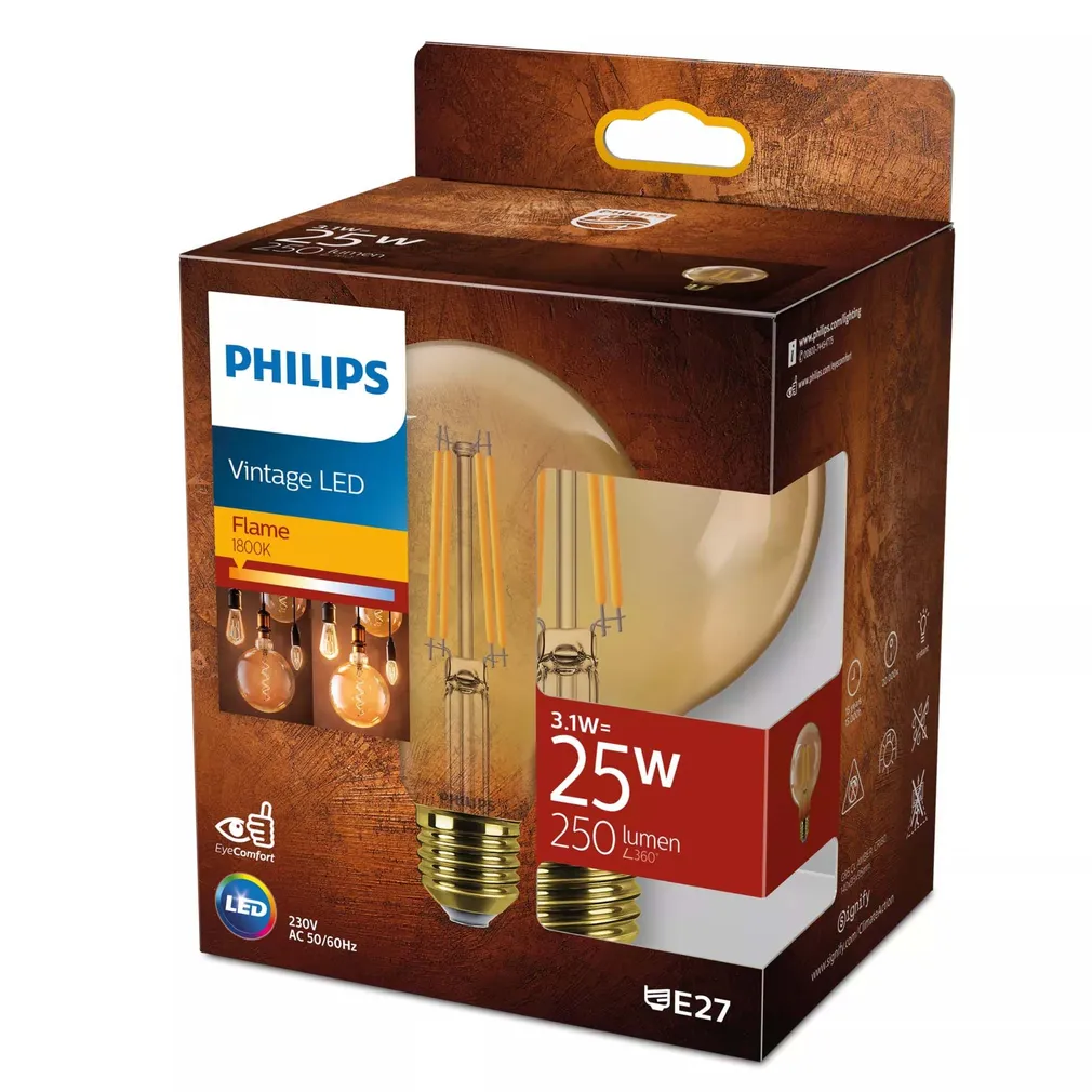 LED LAMP PHILIPS G95 25W 1800K E27 ND