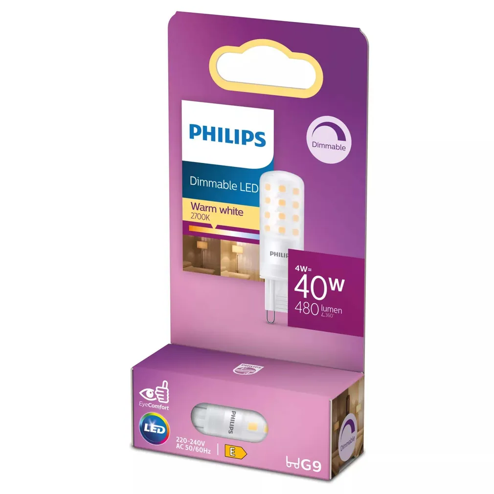 LED LAMP PHILIPS 40W G9 WW 230V DIM
