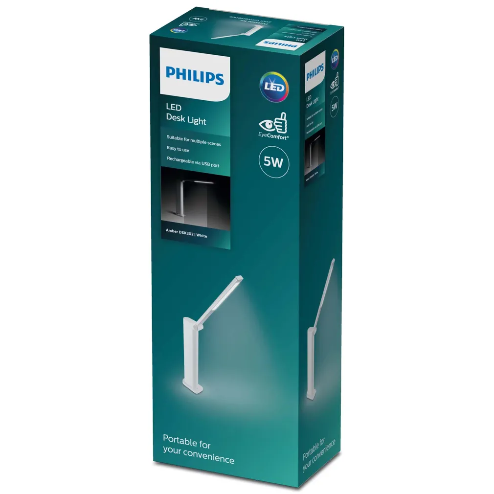 LAUALAMP PHILIPS AMBER LED 5W USB VALGE