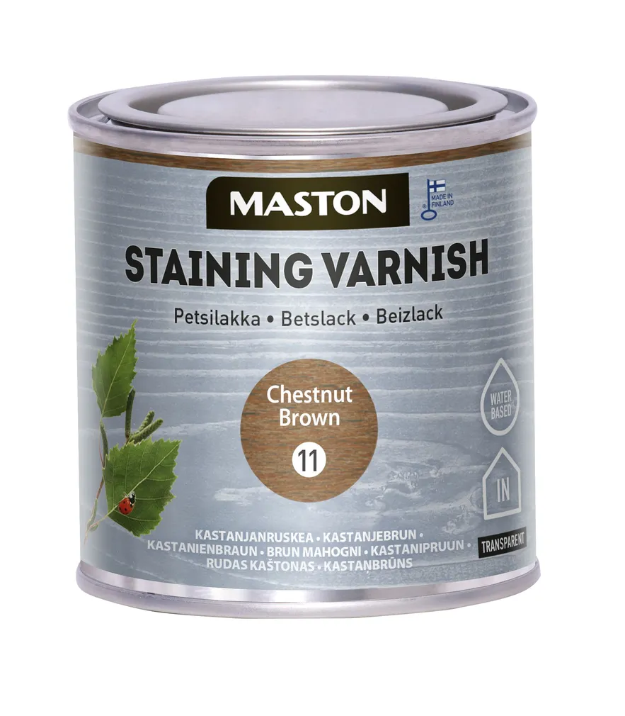 PEITSLAKK MASTON 11 KASTANIPRUUN 250ML