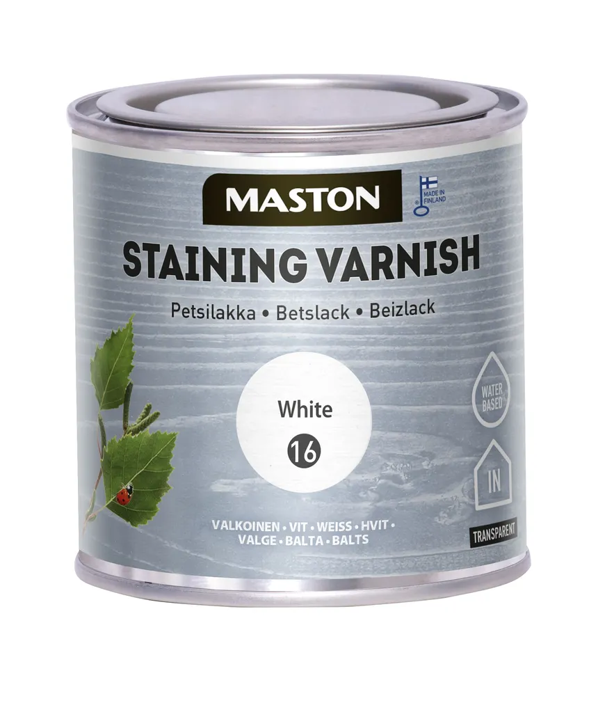 PEITSLAKK MASTON 16 VALGE 250ML