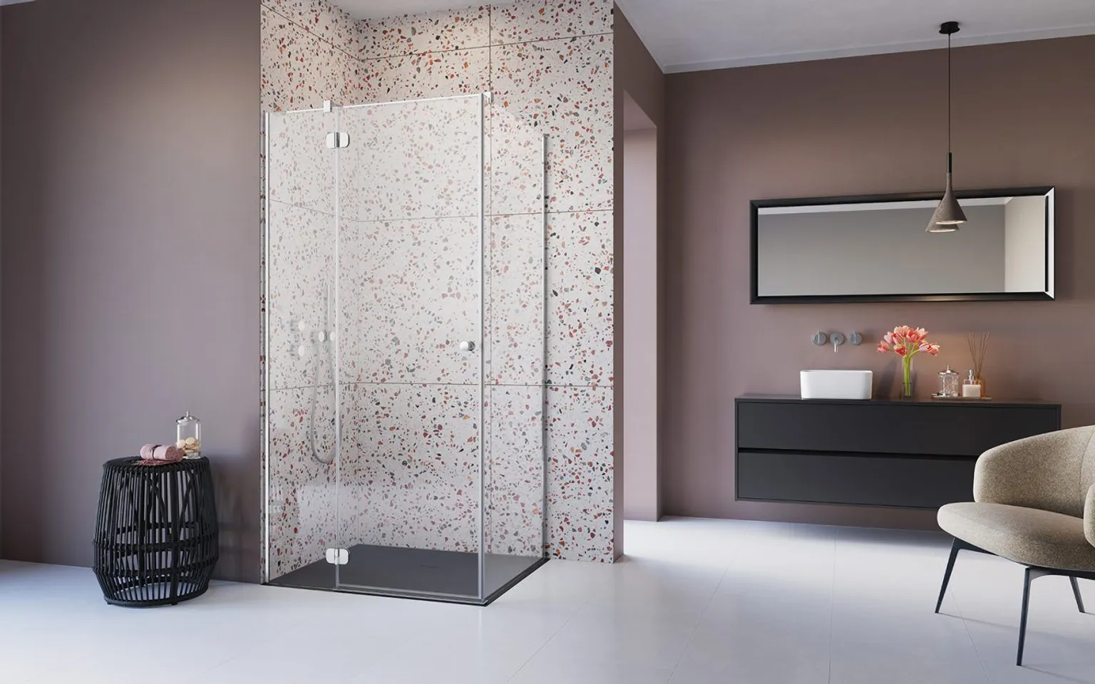 DUŠINURK RADAWAY TORRENTA KDJ 90X80X195CM PAREM