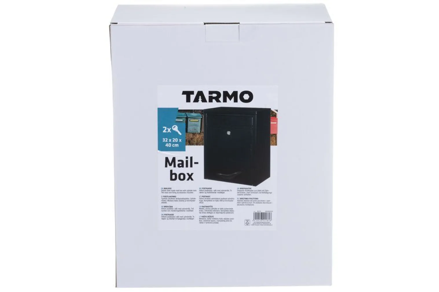 POSTKAST TARMO TPL19, 32X21X40CM MUST