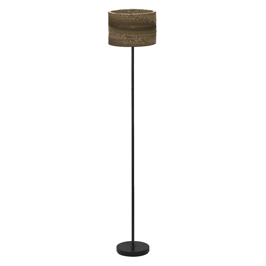 PÕRANDALAMP LEDVANCE DECOR CARDBOARD E27 SILINDRIKUJULINE PRUUN