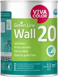 SEINAVÄRV VIVACOLOR GREEN LINE WALL 20 0,9L VALGE POOLMATT