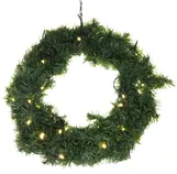 LED VALGUSTUSEGA JÕULUPÄRG FINNLUMOR Ø35CM, 35 LED