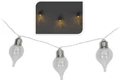 VALGUSKETT LAMBIPIRNID 10 LED SOE VALGE 1,5M LÄBIPAISTEV KAABEL