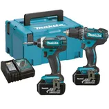 AKUTRELLI JA -LÖÖKKRUVIKEERAJA KOMPLEKT MAKITA COMBOKIT DLX2127MJ 18V 2X4,0AH