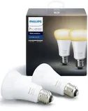 LED LAMP PHILIPS HUE WHITE AMBIANCE 9,5W E27 A60 KOMPLEKTIS 2TK