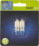LED LAMP SMARTLIGHT (0,9W) 1,2W G4 100LM 3000K 2TK PAKIS