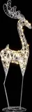 JÕULUVALGUSTI LUCA LIGHTING PÕDER 40LED SOE VALGE 22X10X83CM HÕBE