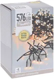 VALGUSKETT 576 LED SOE VALGE 4M MUST KAABEL
