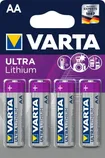 PATAREI VARTA ULTRA LITHIUM AA 4TK PAKIS