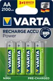 AKUPATAREI VARTA RECHARGE ACCU POWER AA 4TK PAKIS