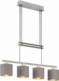 LAELAMP TRIO GARDA 4XE14 40W TAUPE